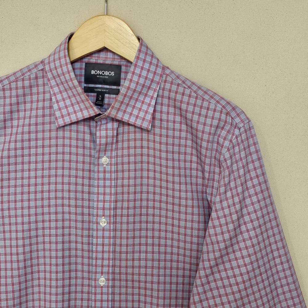 Bonobos Tailored Slim Fit Wrinkle Free Button Down 16